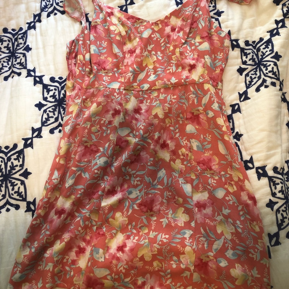 Coral dress